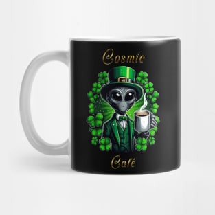 St-Patrick's Day cool Alien grey design Mug